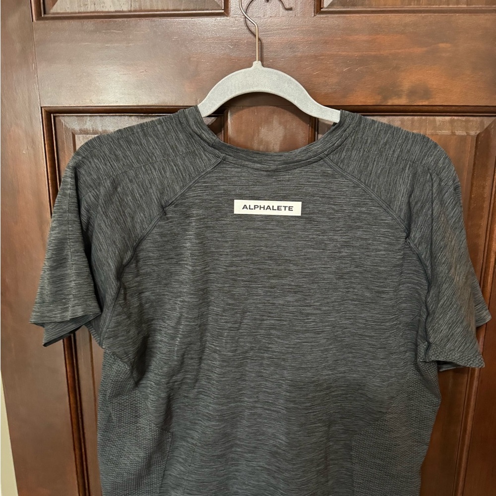Alphalete Charcoal Athletic Tee